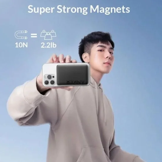 Anker 334 MagGo PowerCore 10000 mAh Battery Slim Wireless Power Bank